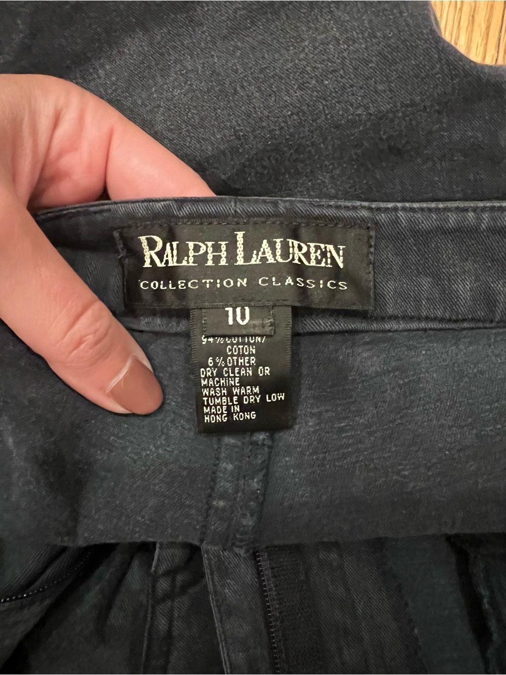 Ralph Lauren Collection Classics Pants Women’s grey Straight Cotton